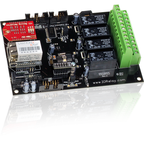 16 개의 GPIO 또는 ADC 및 I2C가있는 Fusion 4 채널 DPDT 릴레이 컨트롤러