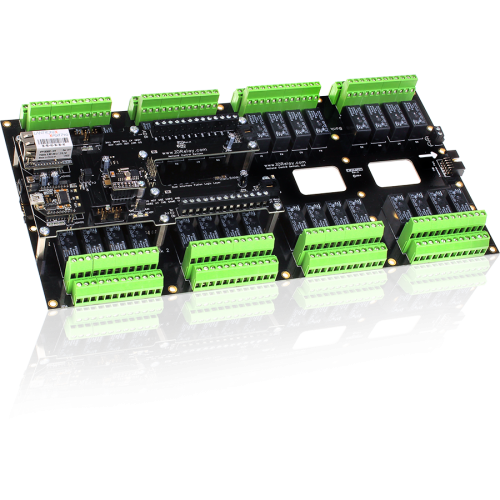 16 개의 GPIO 또는 ADC 및 I2C가있는 Fusion 32 채널 DPDT 릴레이 컨트롤러