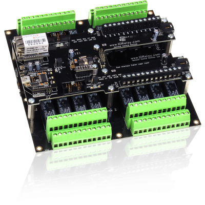16 GPIO 또는 ADC 및 I2C를 갖춘 Fusion 16 채널 DPDT 릴레이 컨트롤러