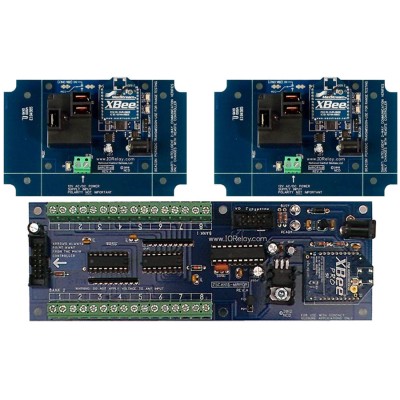 고전력 릴레이 1 개가있는 다중 수신기에 대한 접점 폐쇄 송신기