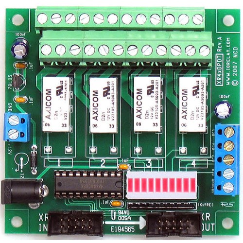 XR 확장 4 채널 DPDT 신호 릴레이 컨트롤러