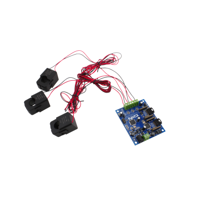 산업용 전류 모니터 3 채널 10-100 최대 암페어 유선 분할 코어 듀얼 인터페이스