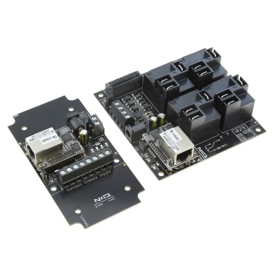이더넷 네트워크 접점 폐쇄 원격 고전력 릴레이 컨트롤러 4 채널 단방향