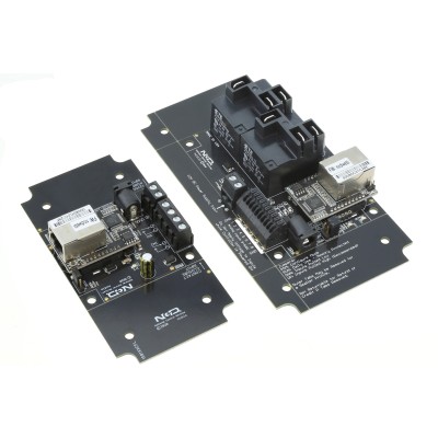 이더넷 네트워크 접점 폐쇄 원격 고전력 릴레이 컨트롤러 2 채널 단방향