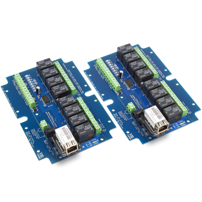 이더넷 네트워크 접점 폐쇄 송신기 수신기 8 채널 SPDT 릴레이 양방향