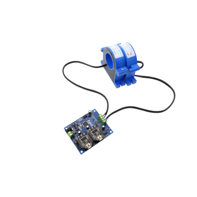 산업용 고전류 모니터 2 채널 100-600 최대 암페어 유선 분할 코어 듀얼 인터페이스