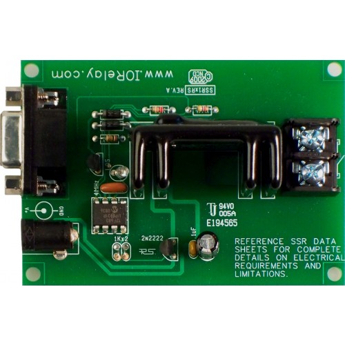 직렬 인터페이스가있는 RS-232 1 채널 솔리드 스테이트 릴레이 컨트롤러