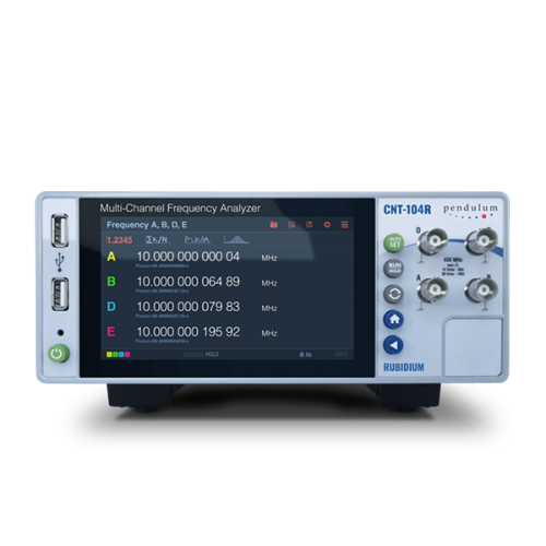 4채널 루비듐 주파수 카운터