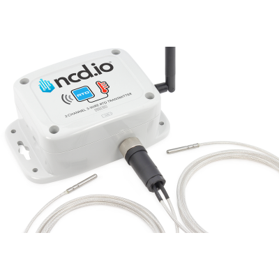 2채널 산업용 IoT 무선 RTD 온도 센서
