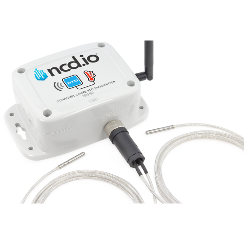 2채널 산업용 IoT 무선 RTD 온도 센서