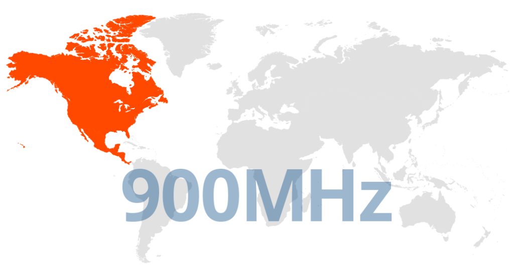 900MHz 지역 지도