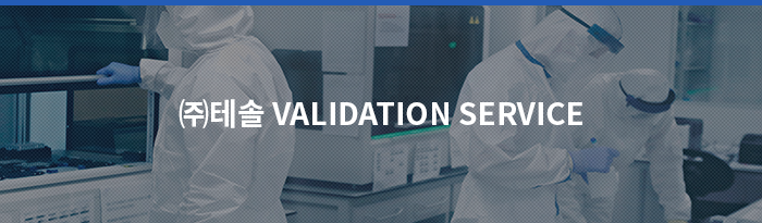 ㈜테솔 VALIDATION SERVICE 이미지