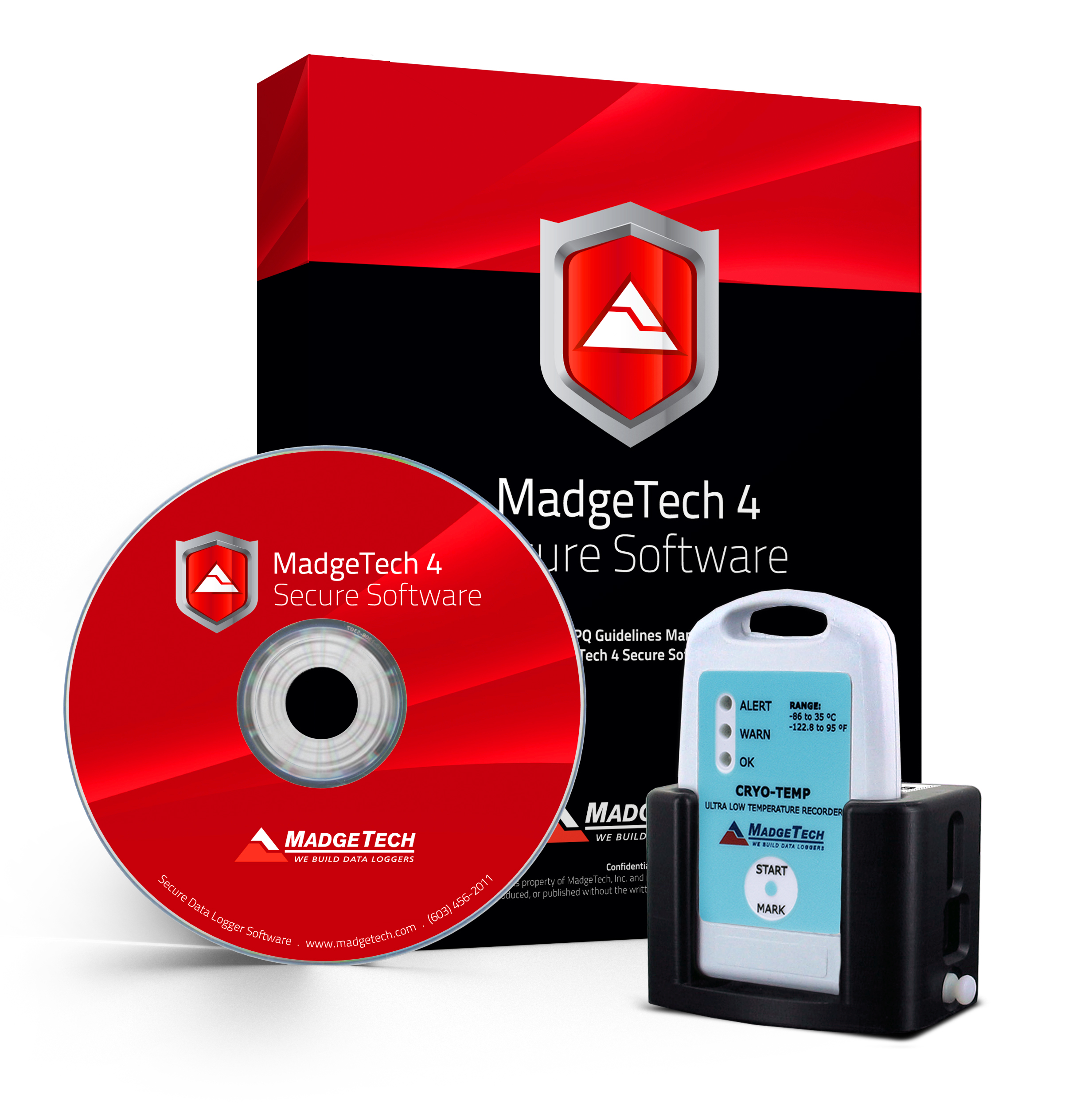 MadgeTech ULT90 - MadgeTech 4 Secure 소프트웨어 패키지와 CD