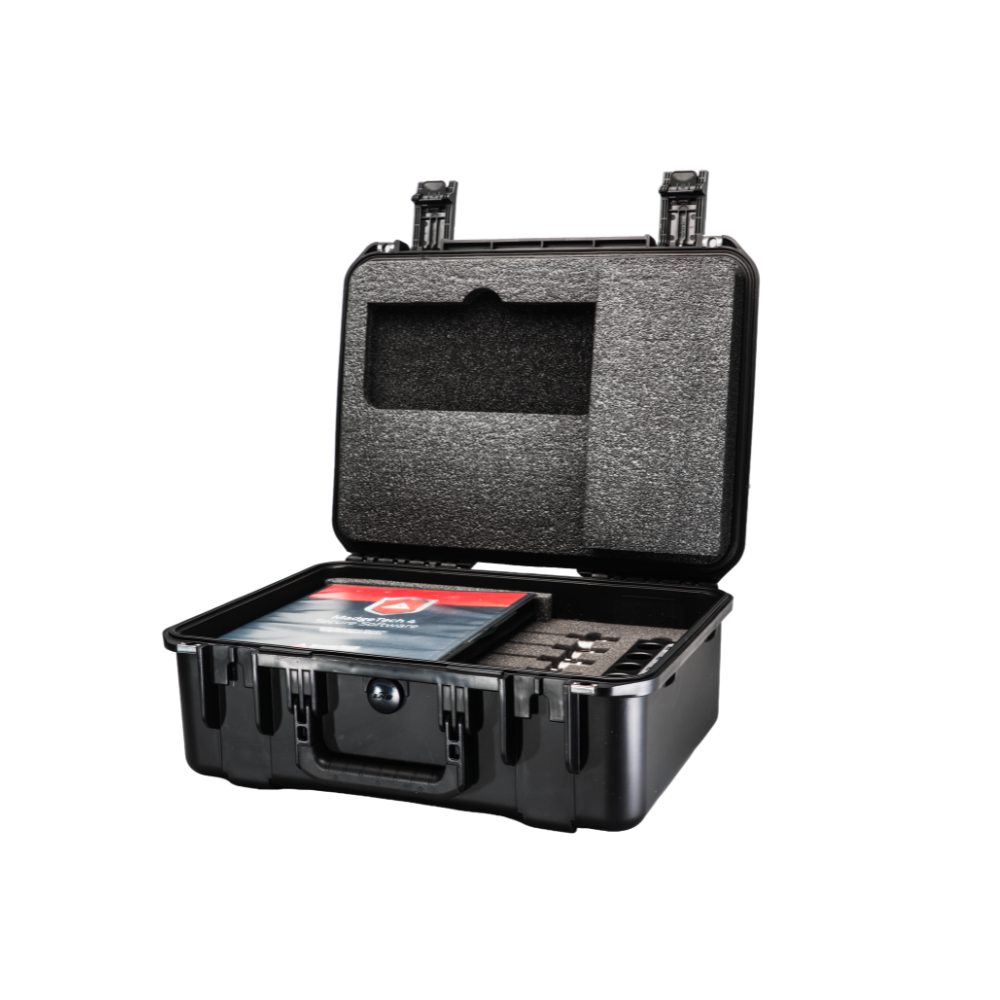 MadgeTech AVS140-6 - 케이스를 열어 보인 AVS140-6 키트