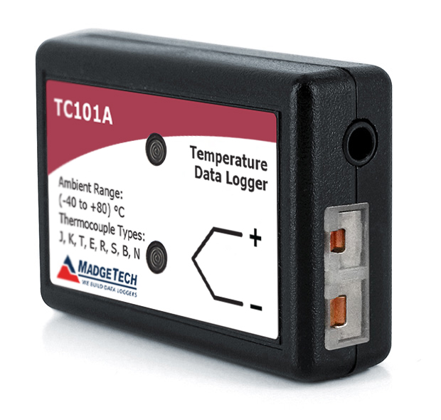 MadgeTech TC101A - 미니 열전대 커넥터를 단 TC101A