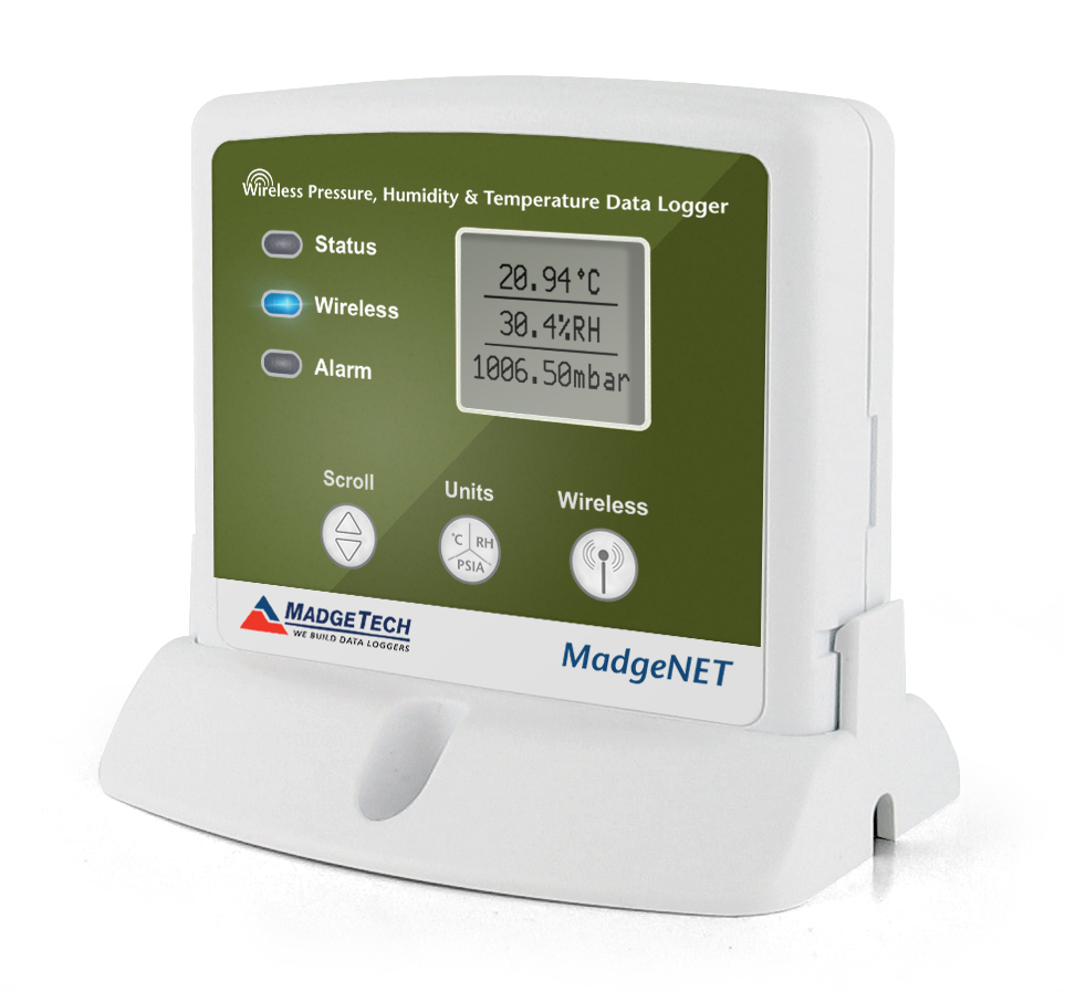 MadgeTech RFPRHTemp2000A - LCD에 대기압·습도·온도를 표시한 RFPRHTemp2000A