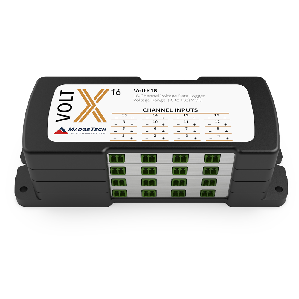 MadgeTech VoltX - 채널 단자대가 4열인 VoltX16
