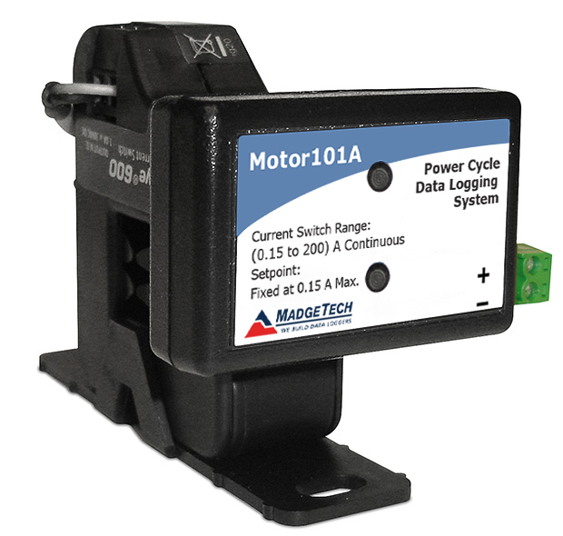 MadgeTech Motor101A - 전류 스위치와 결합한 Motor101A