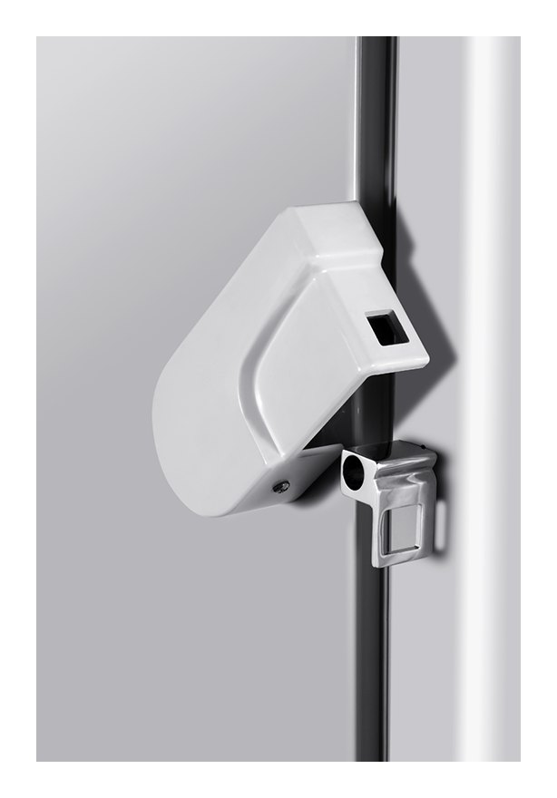 Haier Biomedical DW-40L418D 양문형 -40 °C 바이오메디컬 냉동고 - 도어 측면의 잠금 걸쇠 확대