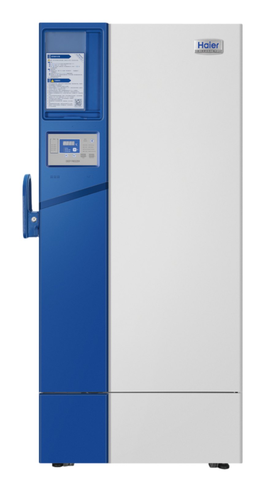 Haier Biomedical DW-40L818BP 인버터 -40 °C 대용량 냉동고 - 폭이 좁은 모델 정면