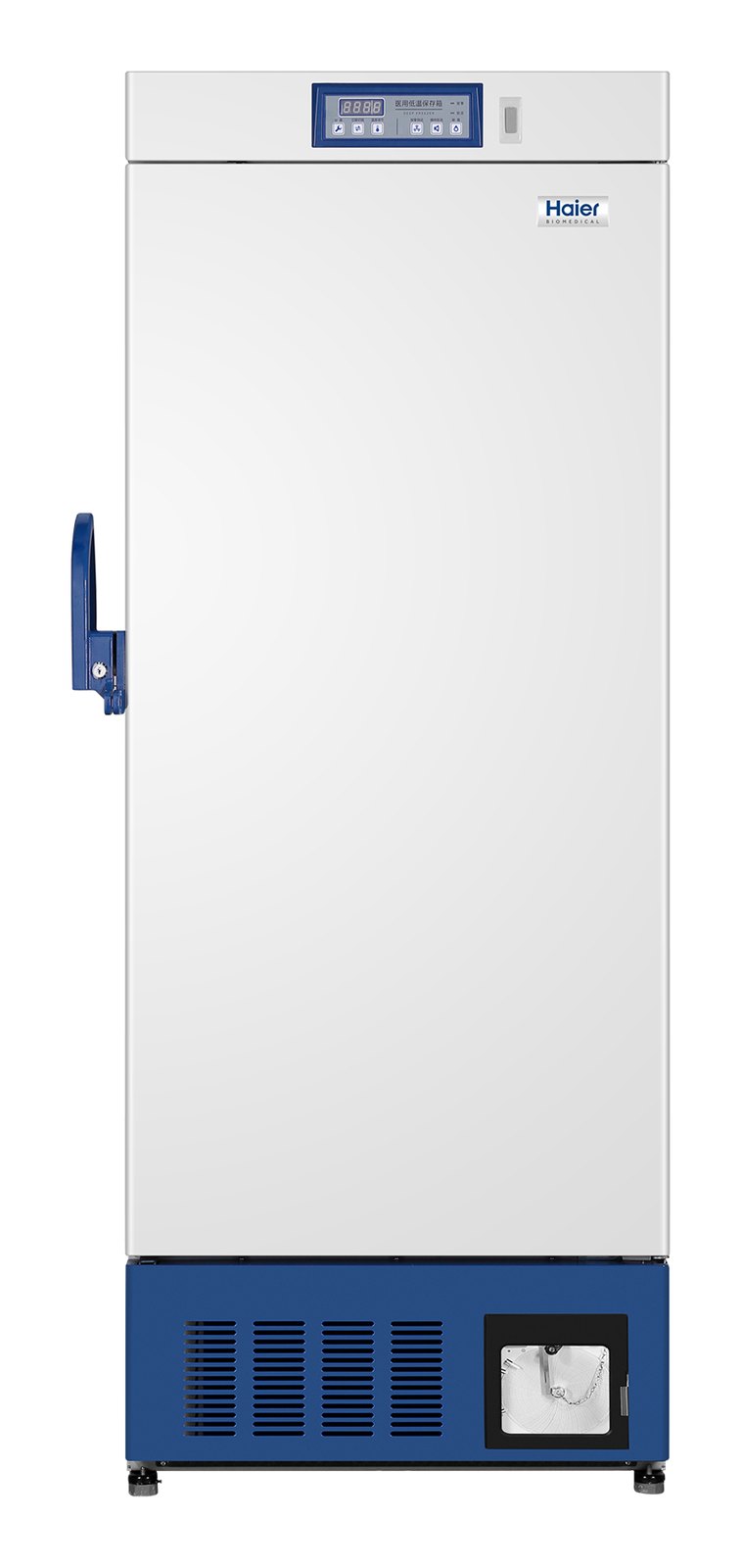Haier Biomedical DW-40L262 -40 °C 직립형 바이오메디컬 냉동고 - 하단에 원형 온도 기록계를 단 모델