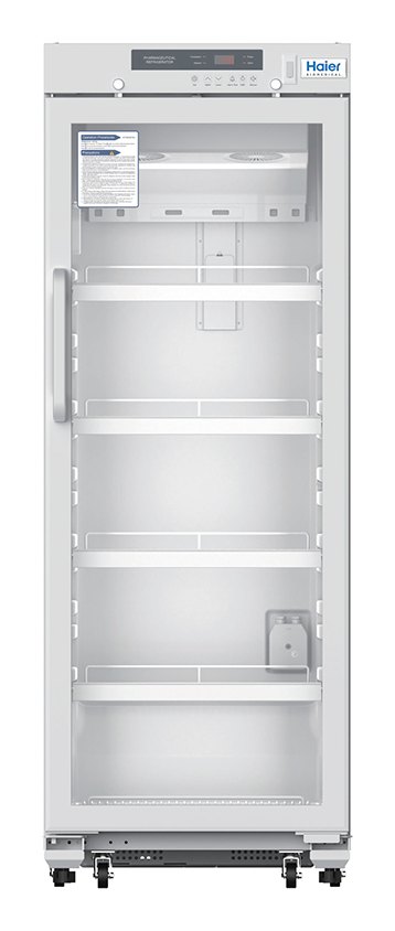Haier Biomedical HYC-85GD/FD 소형 약품 냉장고 - 단문 유리 도어 직립형 모델
