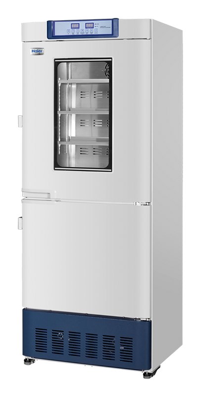 Haier Biomedical HYCD-282 냉장·냉동 복합 약품 냉장고 - 본체 사선 외관