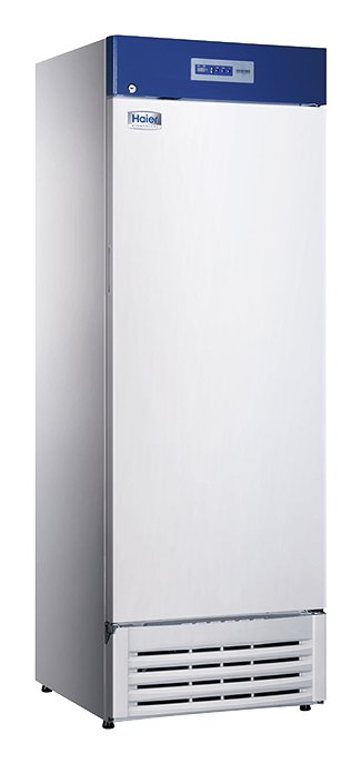 Haier Biomedical HLR-310F 실험실 냉장고 - 본체 사선 외관