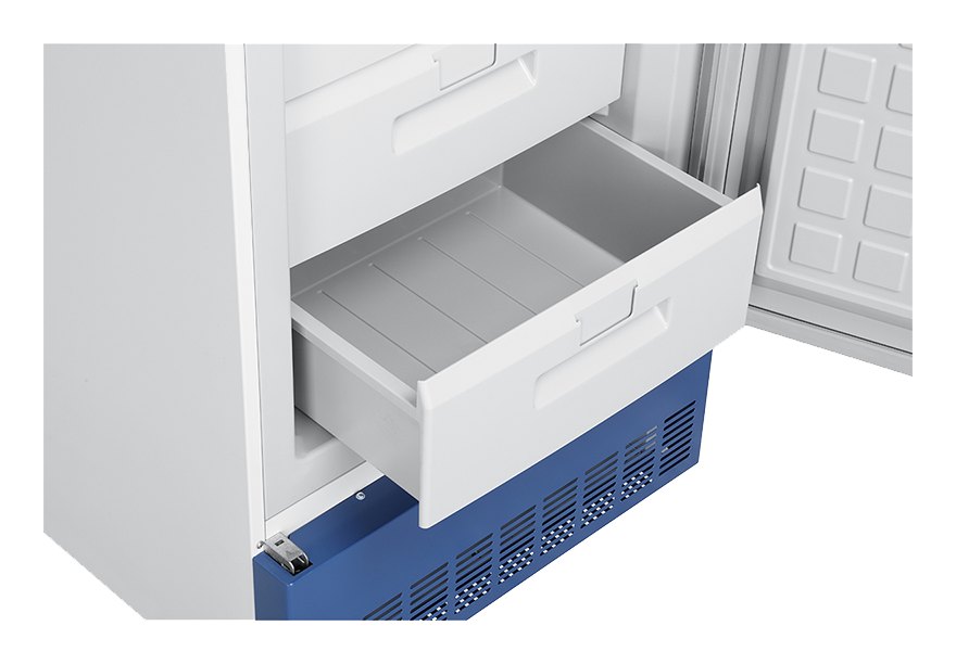 Haier Biomedical DW-25L92SF 스파크 방지 냉동고 - 도어를 열어 꺼낸 서랍