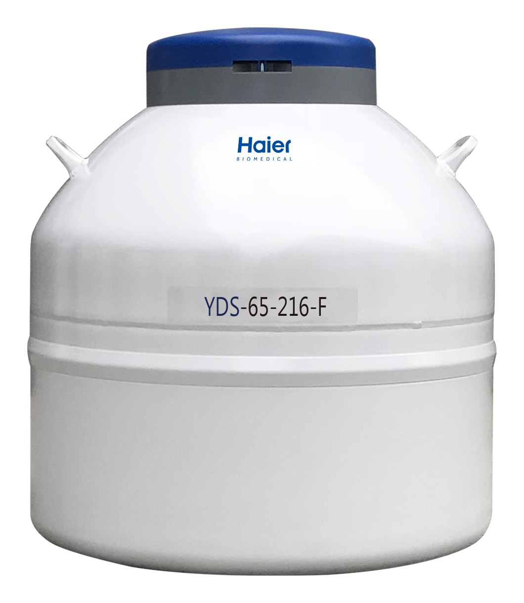 Haier Biomedical YDS-65-216-F ~ 175-216-F 중형 액체질소 보관 용기 - 가장 낮은 YDS-65-216-F 용기