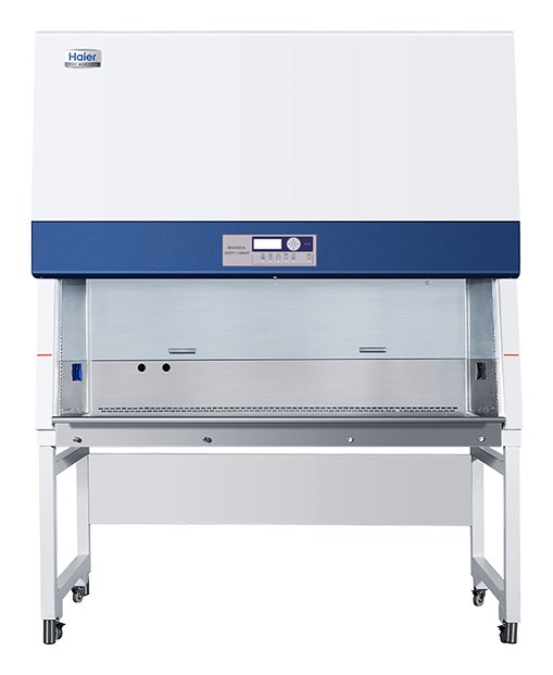 Haier Biomedical HR900·HR1200·HR1500-IIA2 표준형 Class II A2 생물안전작업대 - 폭이 넓은 모델의 정면 외관