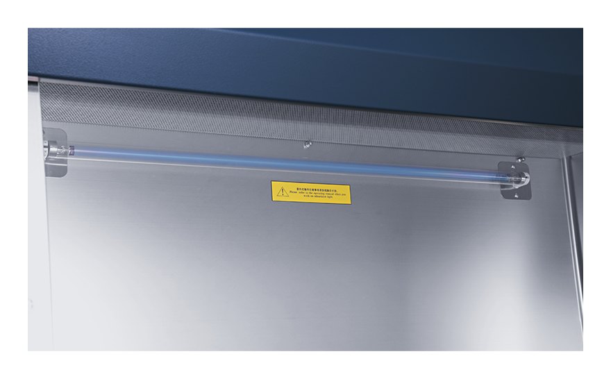 Haier Biomedical Classic HR30-IIA2·HR40-IIA2 Class II A2 생물안전작업대 - 전면창 안쪽 상부의 UV 램프
