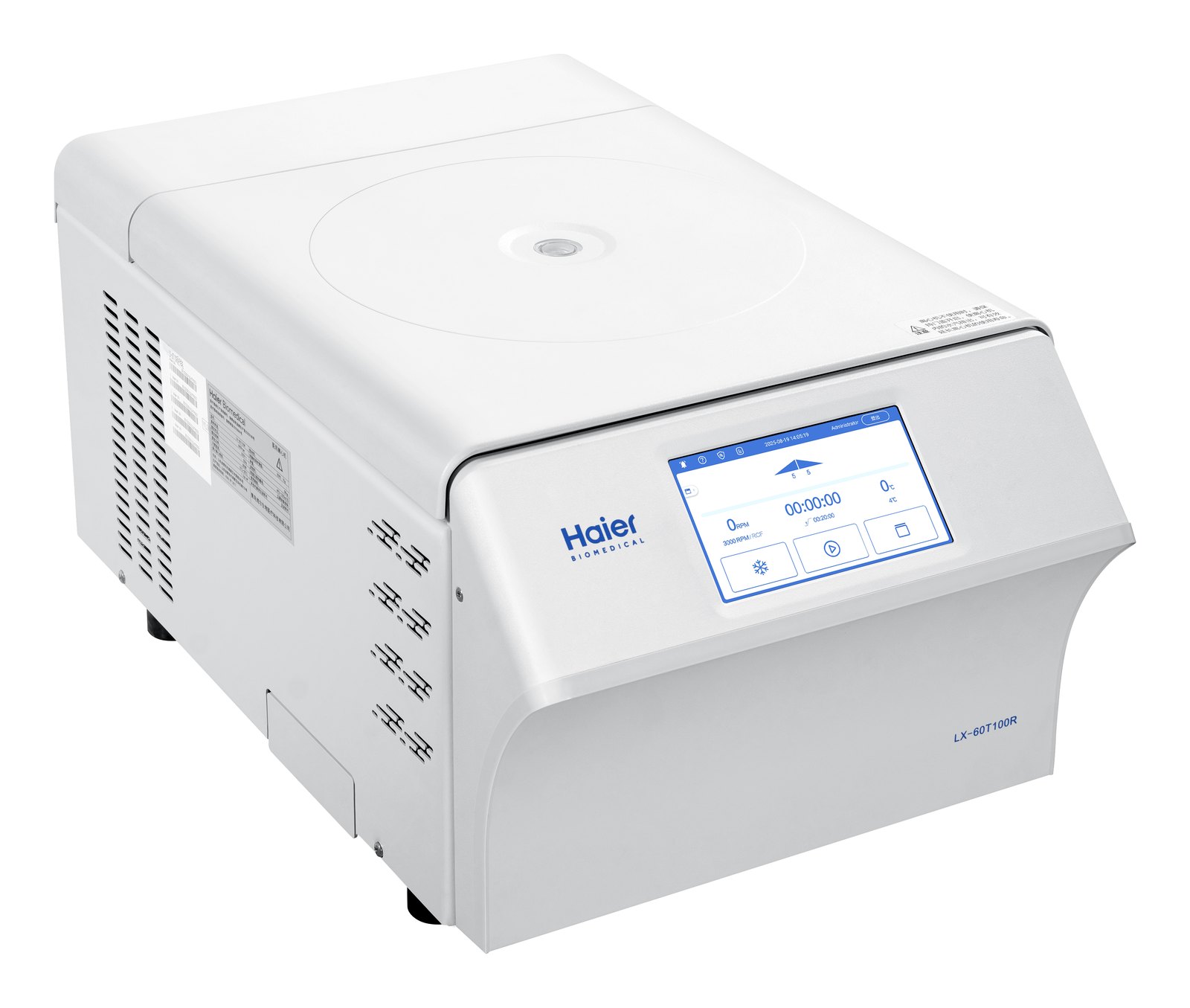 Haier Biomedical LX-60T100R R290 냉매 소형 냉장 원심분리기 - 본체 사선 외관