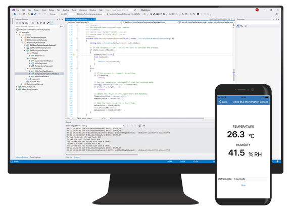Digi XBee Mobile SDK 소개 그림