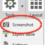 Screenshot 기능 화면