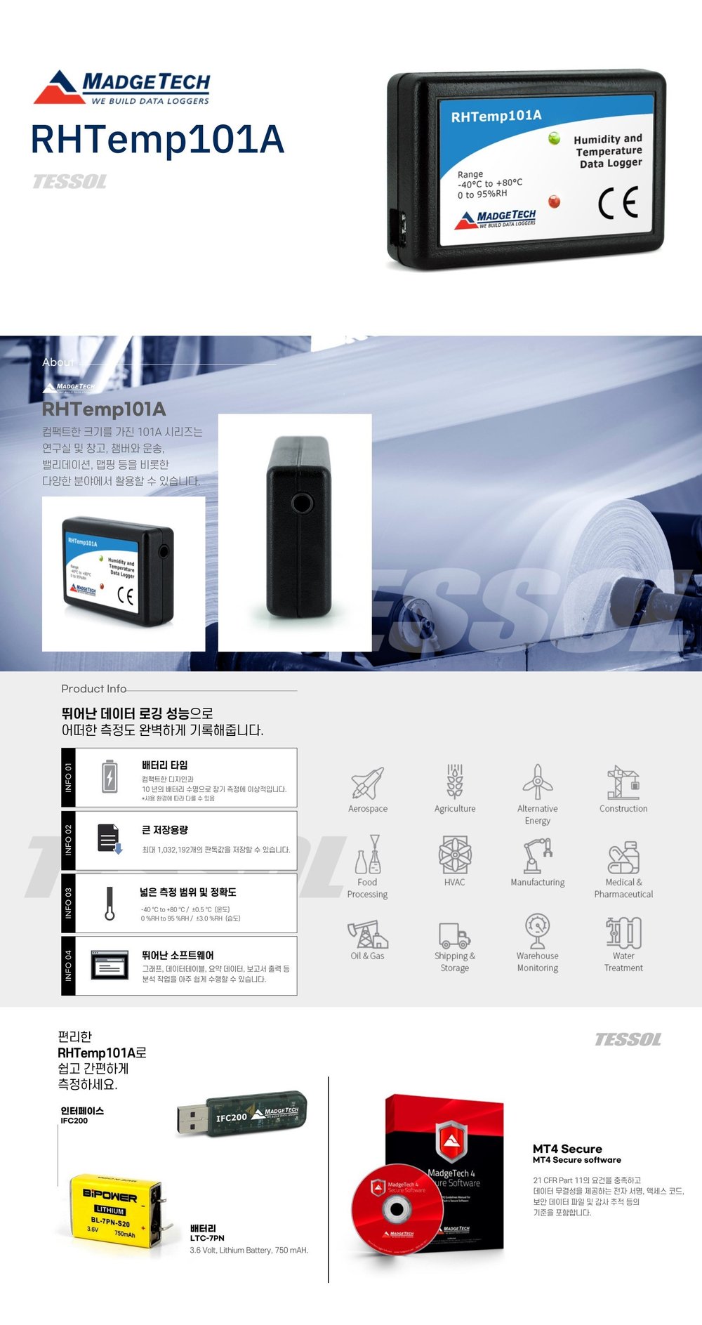 MADGETECH RHTemp101A 상세 이미지 1