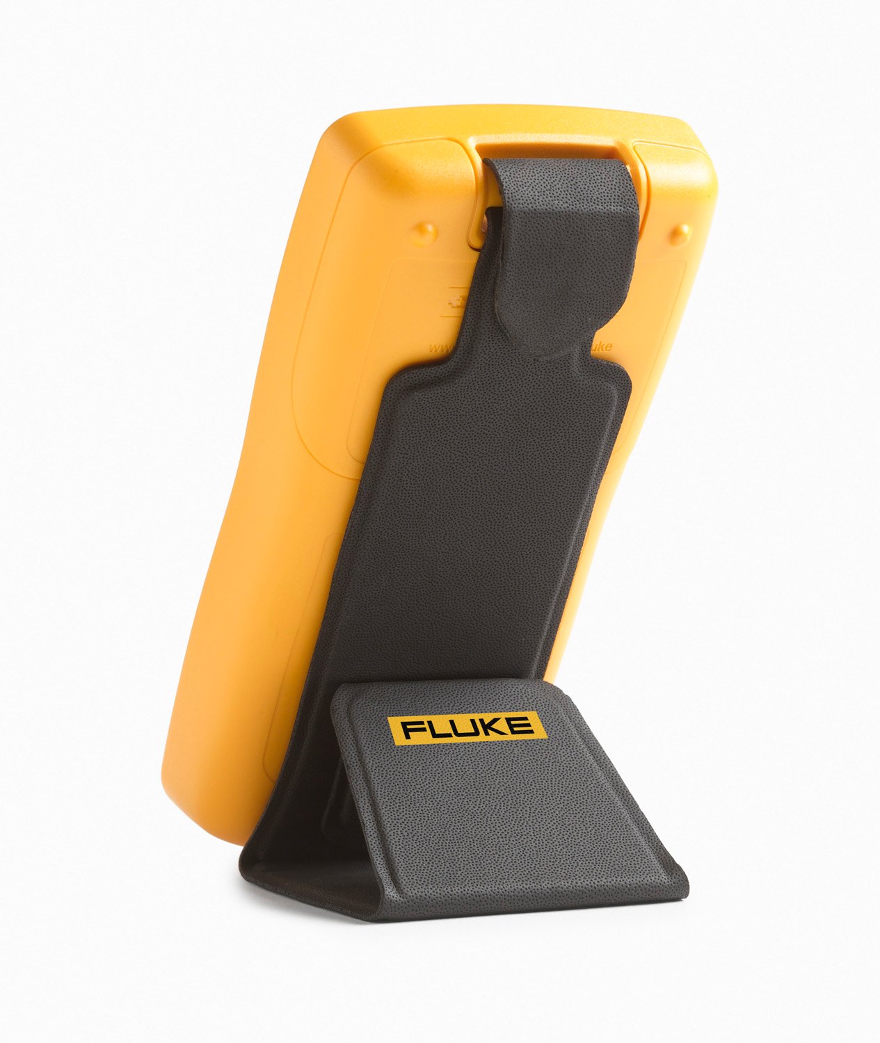 Fluke 106 ESP - 스탠드로 세운 멀티미터를 뒤에서 본 모습