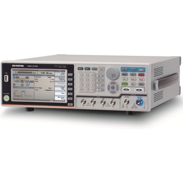 GWINSTEK GSG-2000 - 컬러 화면과 키패드, 출력 단자가 있는 신호발생기 전면