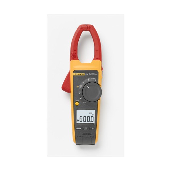 FLUKE 375 FC - 표시창과 버튼이 있는 클램프 미터 전면