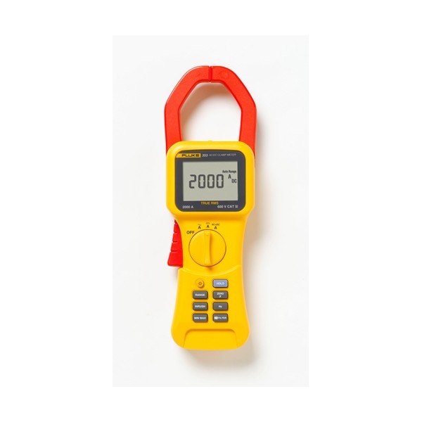 Fluke 355 - 표시창과 로터리 다이얼이 있는 클램프 미터 전면