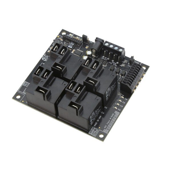 NCD PR60-4_R420PL - 대형 릴레이 4개가 보이는 기판 상면