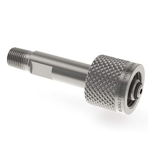 RALSTON INSTRUMENTS QTHA-2MS0-A2473T50-QD - 널링 슬리브가 큰 긴 실린더 어댑터