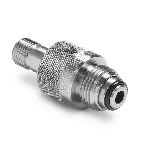 RALSTON INSTRUMENTS QTHA-4MS0-AN-QD - 가는 수나사와 널링 슬리브가 있는 어댑터