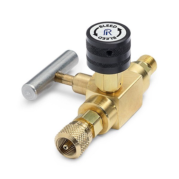 RALSTON INSTRUMENTS QTHA-BLB0-HC - 블리드 노브와 퀵 테스트 포트가 있는 황동 밸브