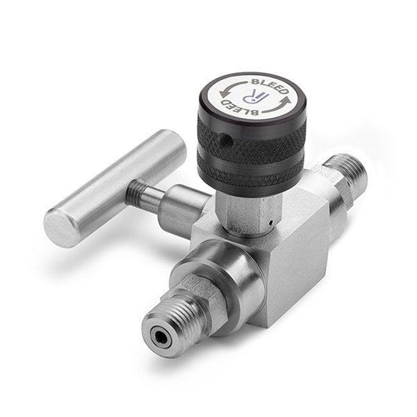 RALSTON INSTRUMENTS QTHA-BLS0-HH - 블리드 노브가 달린 스테인리스 블록 앤 블리드 밸브