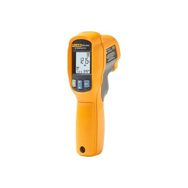 Fluke 64MAX - 표시창과 버튼, 트리거가 있는 적외선 온도계 전체 외형