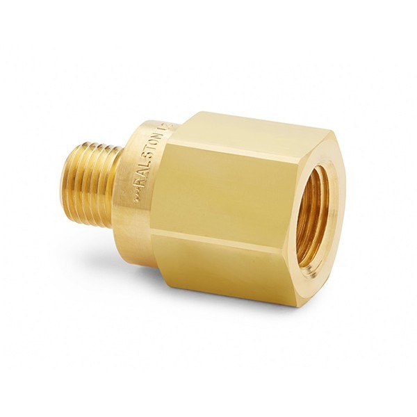 RALSTON INSTRUMENTS QTHA-3FB0 - 황동 재질의 암수 나사형 퀵 테스트 커넥터
