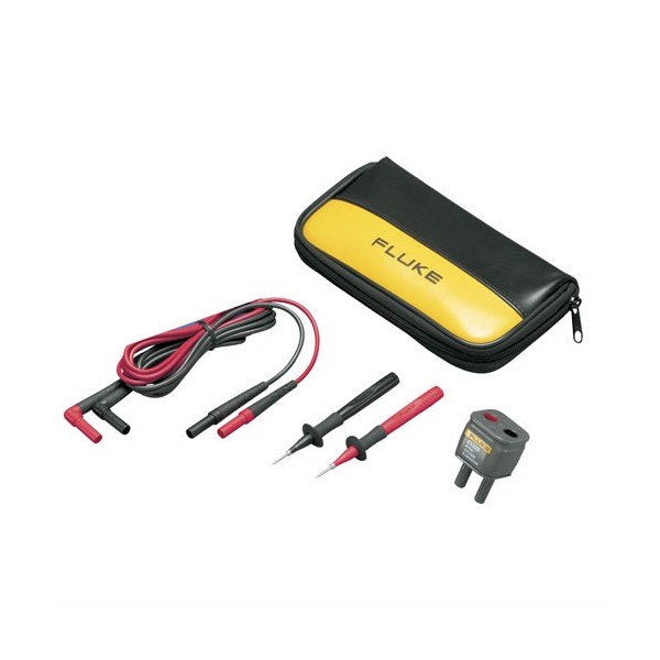 FLUKE TL225 - 테스트 리드와 프로브, 어댑터, 휴대용 파우치 구성