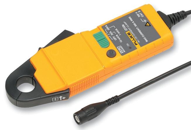 FLUKE I310S - 클램프 헤드와 출력 케이블이 보이는 전류 클램프
