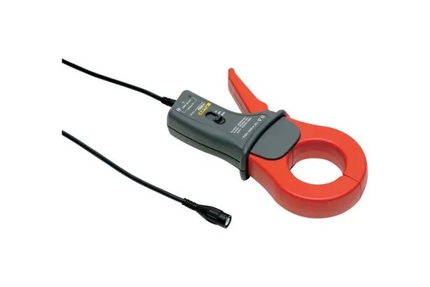 FLUKE I1000S - 붉은 클램프 헤드와 출력 케이블이 있는 전류 클램프